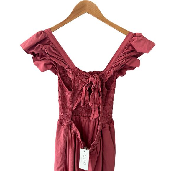 Sea New York Gladys Maxi Dress Rose Pink Size Large NWT - Picture 6 of 12